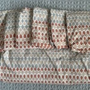 Full/Queen Crate & Barrel Organic Cotton Duvet Set w/Six Pillowcases  (Like New)